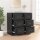 vidaXL Sideboard Schwarz 70x35,5x67,5 cm Holzwerkstoff