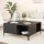 vidaXL Couchtisch Schwarz 80x80x36,5 cm Holzwerkstoff