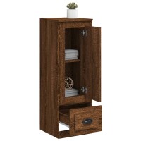 vidaXL Highboard Braun Eichen-Optik 36x35,5x103,5 cm Holzwerkstoff