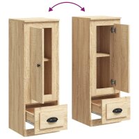 vidaXL Highboard Sonoma-Eiche 36x35,5x103,5 cm Holzwerkstoff