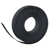 vidaXL Rasenkanten 2 Stk. Schwarz 10 m 10 cm Polyethylen