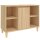 vidaXL Waschbeckenunterschrank Sonoma-Eiche 80x33x60 cm Holzwerkstoff