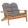 vidaXL 3-tlg. Garten-Lounge-Set Adirondack Massivholz Akazie