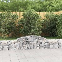 vidaXL Gabionen mit Hochbogen 5 Stk. 300x30x40/60 cm...