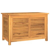 vidaXL Gartenbox mit Beutel 90x50x58 cm Massivholz Teak