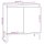 vidaXL Waschbeckenunterschrank Braun Eichen-Optik 58x33x60 cm