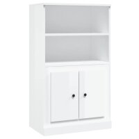 vidaXL Highboard Hochglanz-Weiß 60x35,5x103,5 cm...