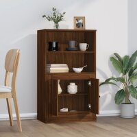 vidaXL Highboard Braun Eichen-Optik 60x35,5x103,5 cm Holzwerkstoff