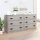 vidaXL Sideboards 2 Stk. Grau Sonoma Holzwerkstoff