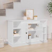 vidaXL Sideboard Hochglanz-Wei&szlig; 100x35,5x60 cm Holzwerkstoff