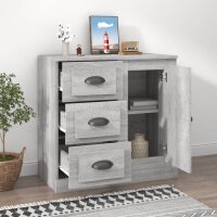 vidaXL Sideboard Grau Sonoma 70x35,5x67,5 cm Holzwerkstoff