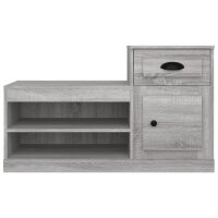 vidaXL Schuhschrank Grau Sonoma 100x42x60 cm Holzwerkstoff