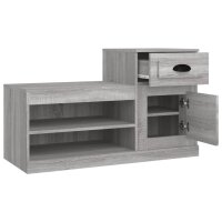 vidaXL Schuhschrank Grau Sonoma 100x42x60 cm Holzwerkstoff