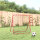 vidaXL Fu&szlig;ball-Rebounder Verstellbar 96x80x96 cm Stahl und PE