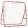 vidaXL Fu&szlig;ball-Rebounder Verstellbar 96x80x96 cm Stahl und PE