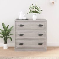 vidaXL Sideboard Grau Sonoma 70x35,5x67,5 cm Holzwerkstoff