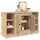 vidaXL Sideboard Sonoma-Eiche 100x35,5x60 cm Holzwerkstoff