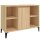 vidaXL Waschbeckenunterschrank Sonoma-Eiche 80x33x60 cm Holzwerkstoff