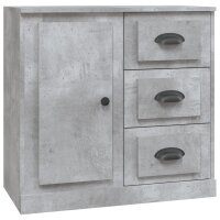 vidaXL Sideboards 2 Stk. Betongrau Holzwerkstoff