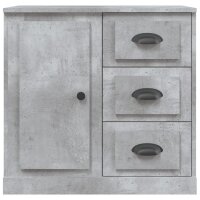 vidaXL Sideboards 2 Stk. Betongrau Holzwerkstoff