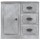 vidaXL Sideboards 2 Stk. Betongrau Holzwerkstoff