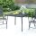 vidaXL Gartentisch Anthrazit 100x100x72 cm Stahlgitter