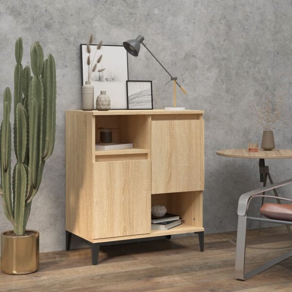 vidaXL Sideboard Sonoma-Eiche 60x35x70 cm Holzwerkstoff