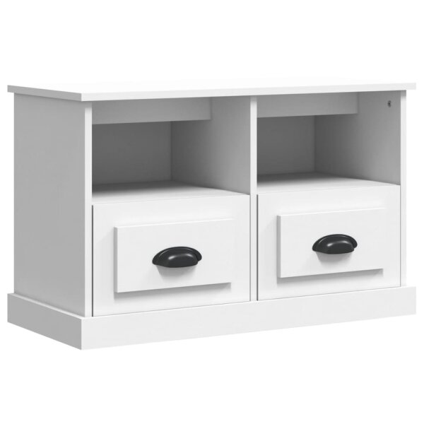 vidaXL TV-Schrank Wei&szlig; 80x35x50 cm Holzwerkstoff