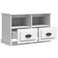 vidaXL TV-Schrank Wei&szlig; 80x35x50 cm Holzwerkstoff