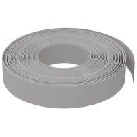 vidaXL Rasenkanten 3 Stk. Grau 10 m 10 cm Polyethylen