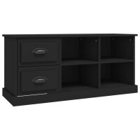 vidaXL TV-Schrank Schwarz 102x35,5x47,5 cm Holzwerkstoff