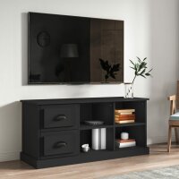 vidaXL TV-Schrank Schwarz 102x35,5x47,5 cm Holzwerkstoff