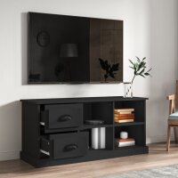 vidaXL TV-Schrank Schwarz 102x35,5x47,5 cm Holzwerkstoff