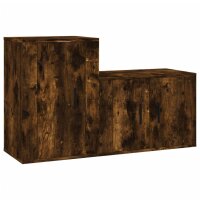 vidaXL 2-tlg. TV-Schrank-Set R&auml;uchereiche Holzwerkstoff