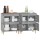 vidaXL Sideboards 2 Stk. Betongrau 60x35x70 cm Holzwerkstoff