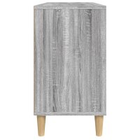 vidaXL Waschbeckenunterschrank Grau Sonoma 80x33x60 cm Holzwerkstoff