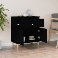 vidaXL Sideboard Schwarz 60x35x70 cm Holzwerkstoff