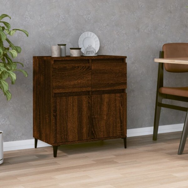 vidaXL Sideboard Braun Eichen-Optik 60x35x70 cm Holzwerkstoff