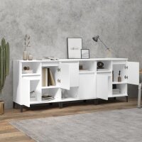 vidaXL Sideboards 3 Stk. Weiß 60x35x70 cm Holzwerkstoff