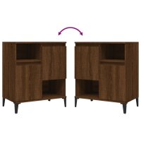 vidaXL Sideboards 2 Stk. Braun Eichen-Optik 60x35x70 cm Holzwerkstoff