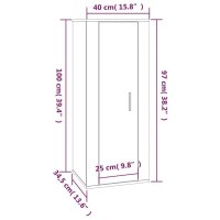 vidaXL 2-tlg. TV-Schrank-Set R&auml;uchereiche Holzwerkstoff