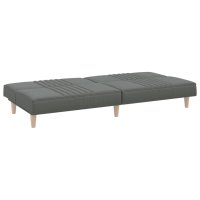 vidaXL Schlafsofa Dunkelgrau Stoff
