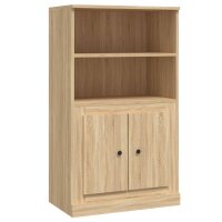 vidaXL Highboard Sonoma-Eiche 60x35,5x103,5 cm Holzwerkstoff