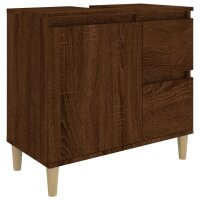 vidaXL Badschrank Braun Eichen-Optik 65x33x60 cm...