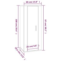 vidaXL 2-tlg. TV-Schrank-Set Wei&szlig; Holzwerkstoff