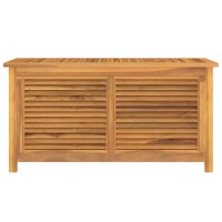 vidaXL Gartenbox mit Beutel 114x50x58 cm Massivholz Teak