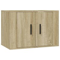 vidaXL 3-tlg. TV-Schrank-Set Sonoma-Eiche Holzwerkstoff