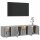 vidaXL 3-tlg. TV-Schrank-Set Grau Sonoma Holzwerkstoff