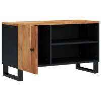 vidaXL TV-Schrank 80x33x46 cm Massivholz Akazie &amp; Holzwerkstoff