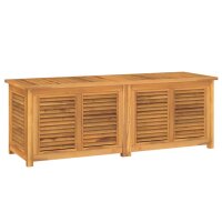 vidaXL Gartenbox mit Beutel 150x50x53 cm Massivholz Teak